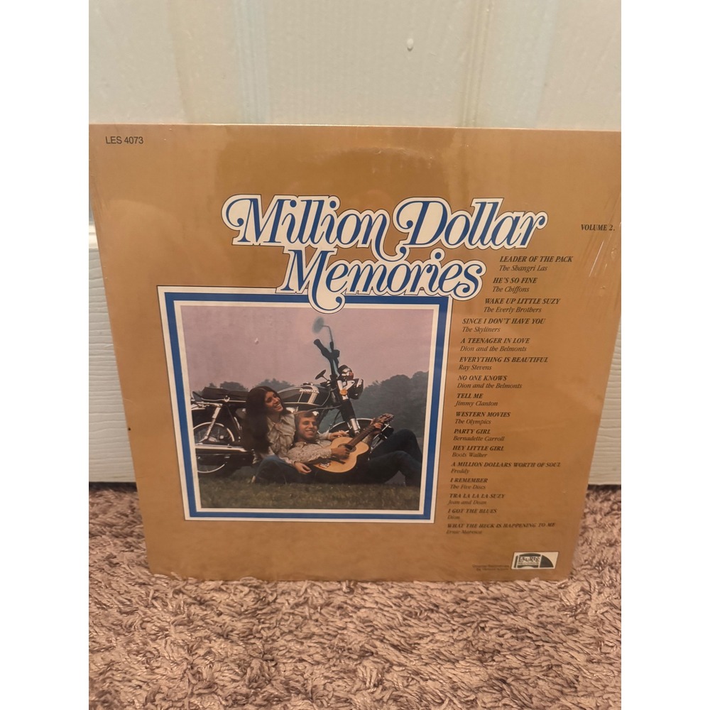 Million Dollar Memories Vol 2 Sealed LP Vinyl Record 1985 Laurie LES 4073‎ RCA